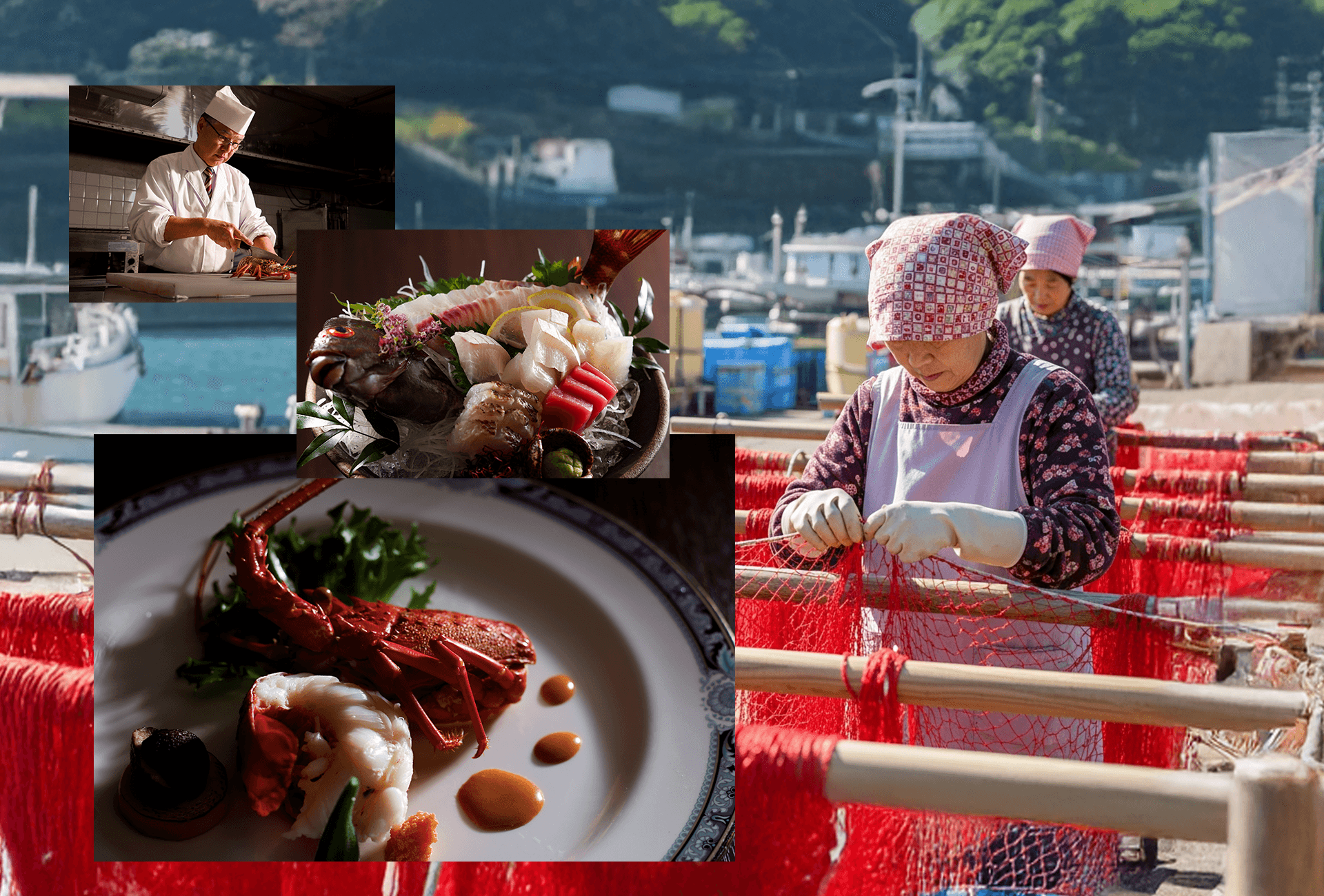 天然鬼虎魚の薄造り