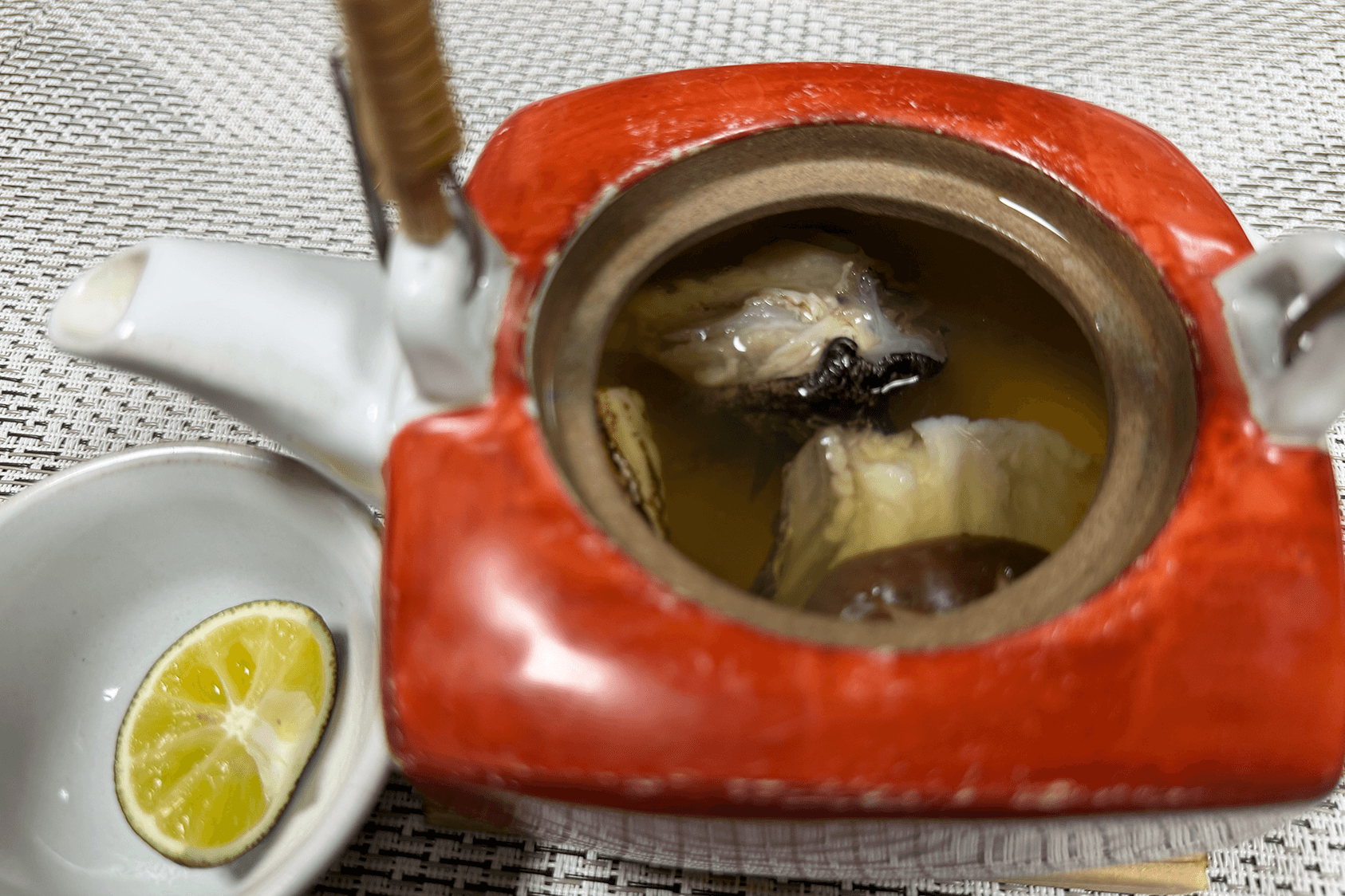 天然鬼虎魚の土瓶蒸し
